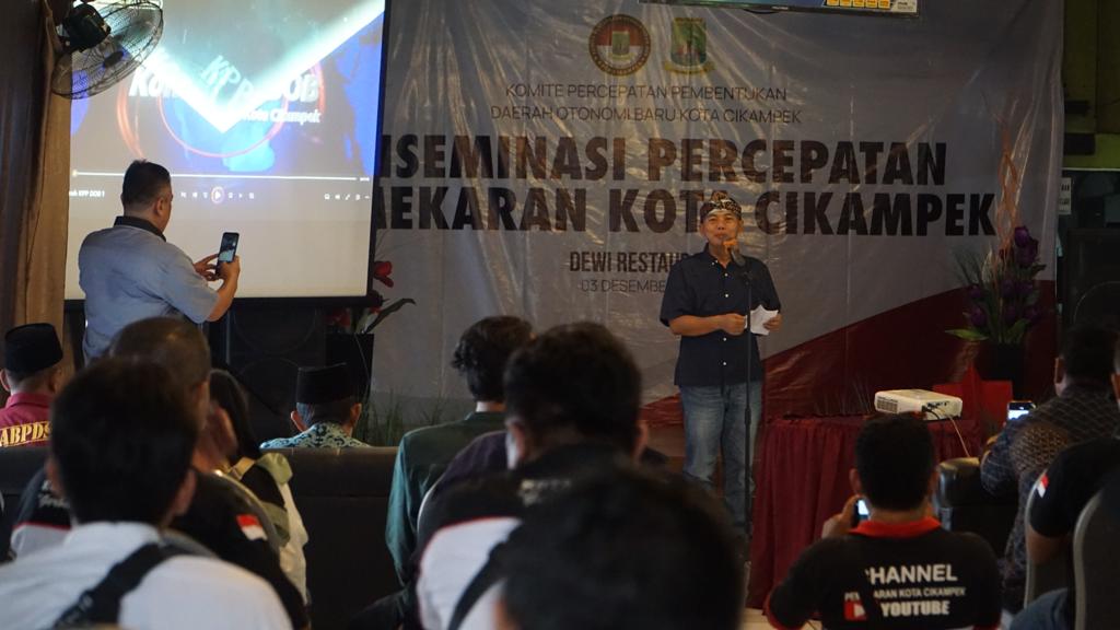 Diseminasi Percepatan Pemekaran Kota Cikampek.