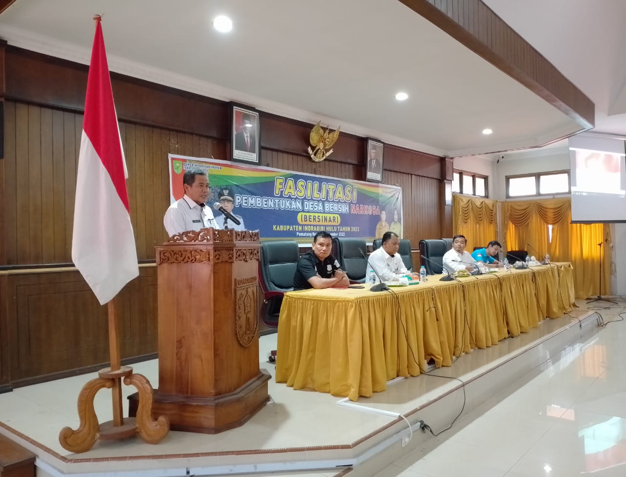Badan Kesbangpol  Inhu Fasilitasi Pembentukan Desa BERSINAR 2022