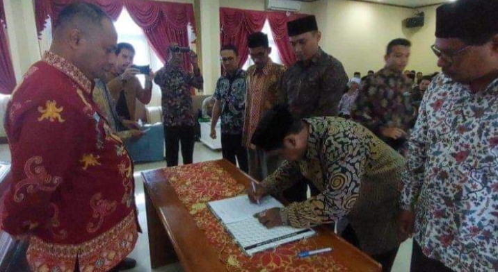 Jelang Pilkades Serentak, 91 Calon Keuchik di Lhokseumawe Ikut Deklarasi Damai 