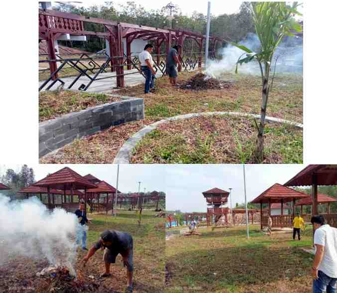 Pokdarwis Embung Albaret Rutin Melaksanakan Sabtu Bersih
