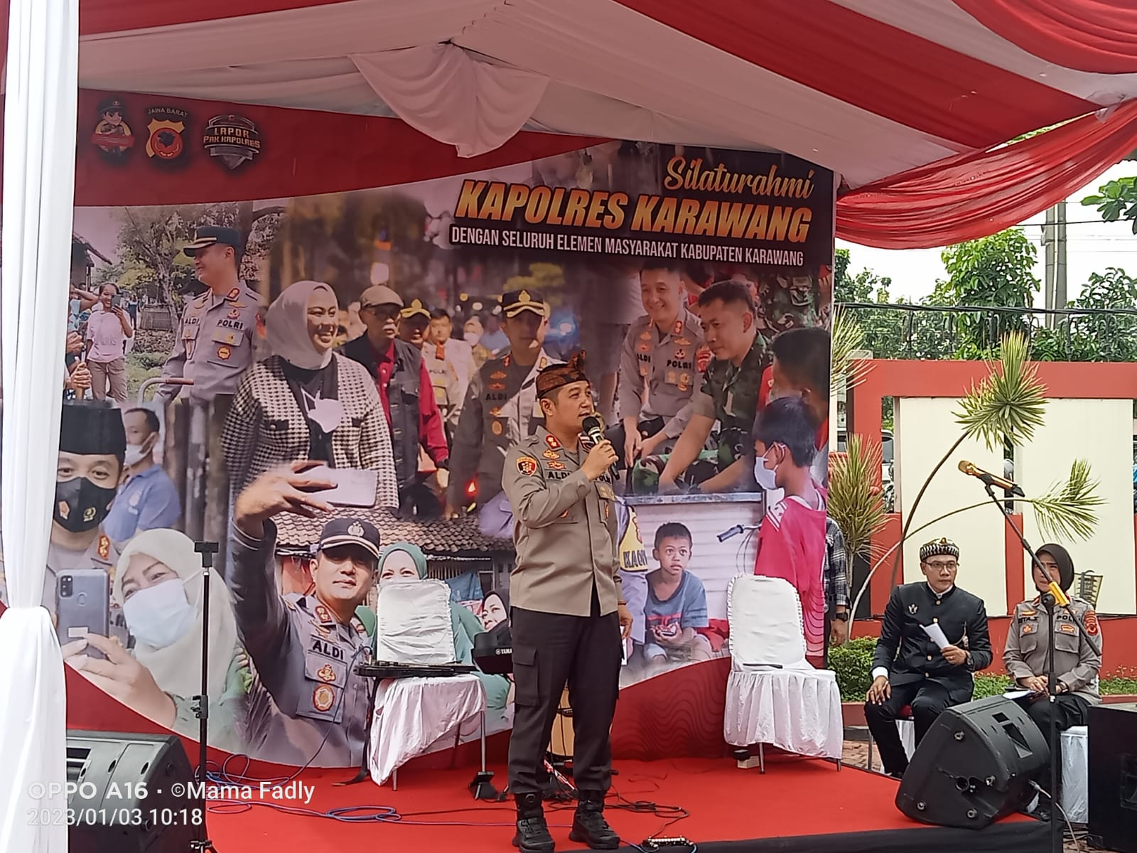 Silaturahmi Kapolres Karawang Dengan Seluruh Elemen Masyarakat Kabupaten Karawang.
