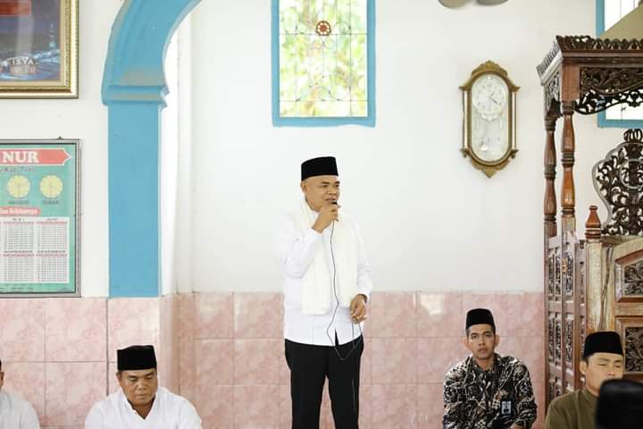 PJ Bupati Tebo H.Aspan.ST laksanakan Safari Di Masjid An Nur Melako Intan
