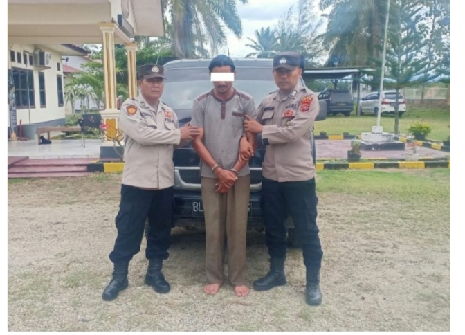 Curi Sawit Milik PTPN 1, Seorang Pria Warga Cot Girek Diamankan Ke Polsek Cot Girek