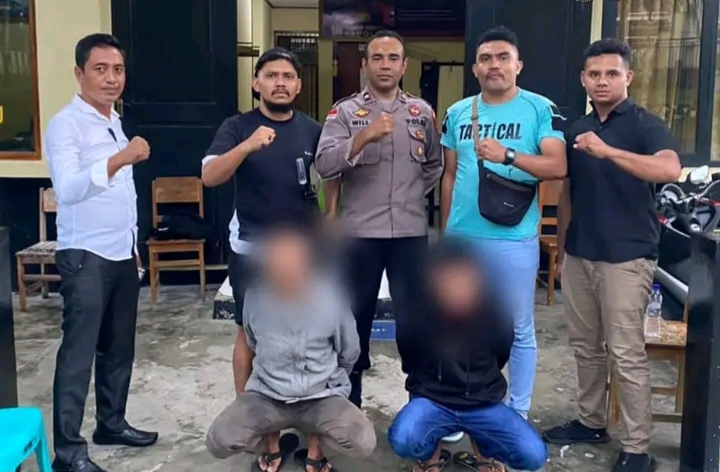 Nekat Curi Baterai Tower, Dua Remaja Diamankan Polsek Lembor