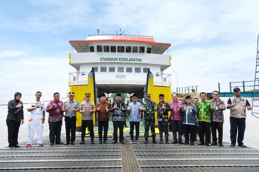 Bupati Tanjab Barat Tinjau Sejumlah Pos Pengamanan Lebaran