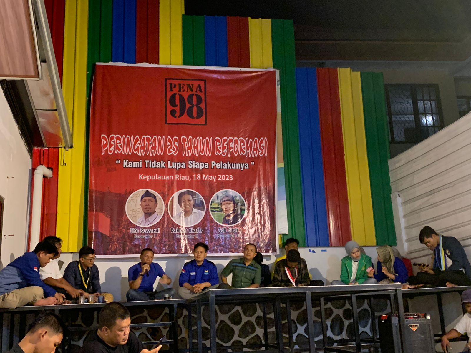 Satukan Persepsi Semangat Reformasi, PENA 98 Kepri Gelar Dialog Interaktif Bersama Mahasiswa Batam