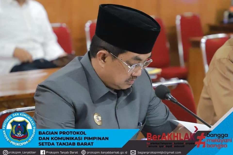 Bupati Tanjab Barat Minta OPD Terkait Laksanakan Operasi Pasar Jelang HBKN Idul Adha Tahun 2023