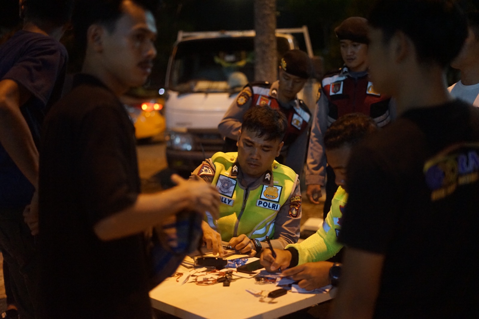 Antisipasi Balap Liar dan Knalpot Brong, Satlantas Polresta Barelang Laksanakan Patroli Cipta Kondisi