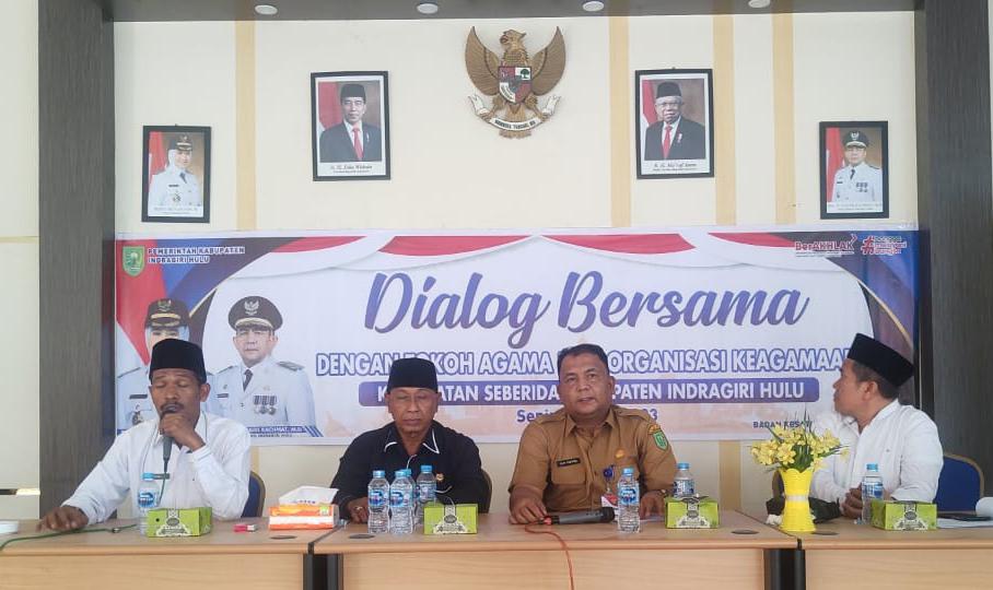 Badan Kesbangpol Inhu Gelar Acara Dialog Kerukunan Umat Beragama