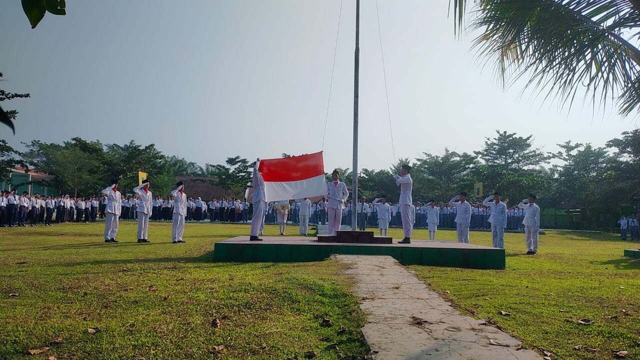 Pembukaan MPLS ( masa pengenalan lingkungan sekolah ) SMA NEGERI 1 SUNGKAI UTARA LAMPUNG UTARA