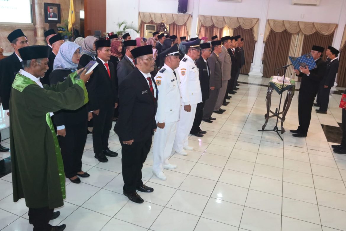 43 Pajabat Pemkot Tegal Dilantik dan Diambil Sumpah
