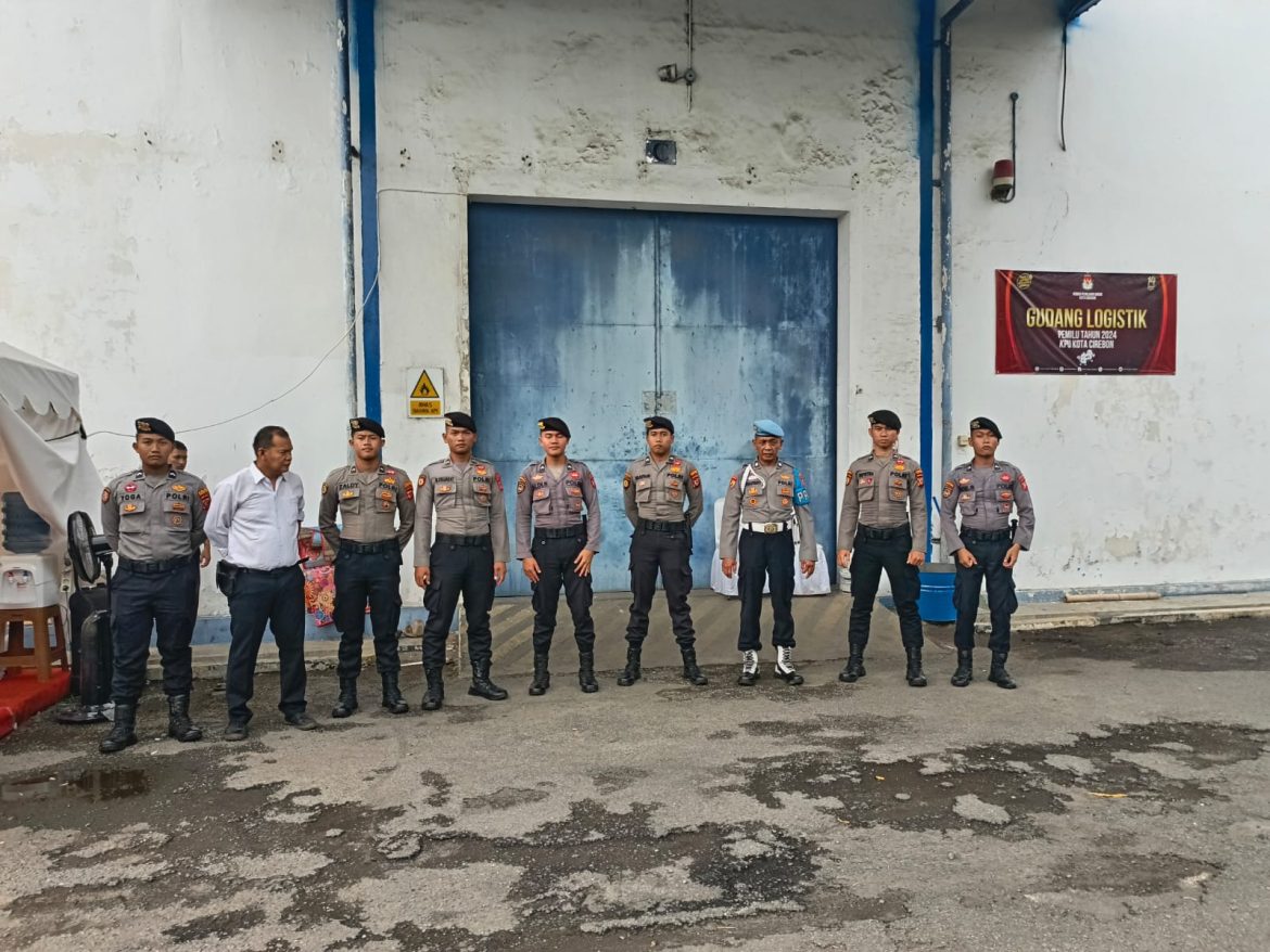 Polres Cirebon Kota Jamin Keamanan Gudang Logistik KPU