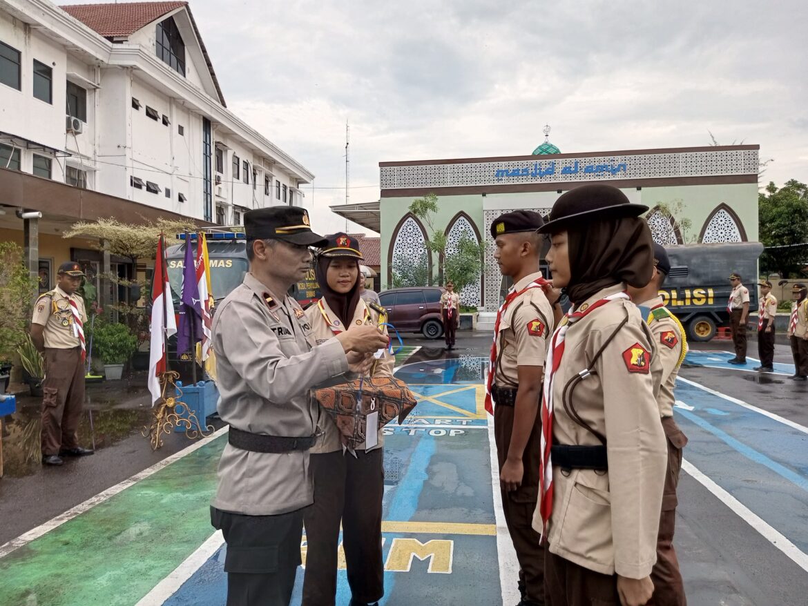 Bantu Tugas Kepolisian di Masyarakat, 40 Anggota Saka Bhayangkara Ikuti Pelantikan