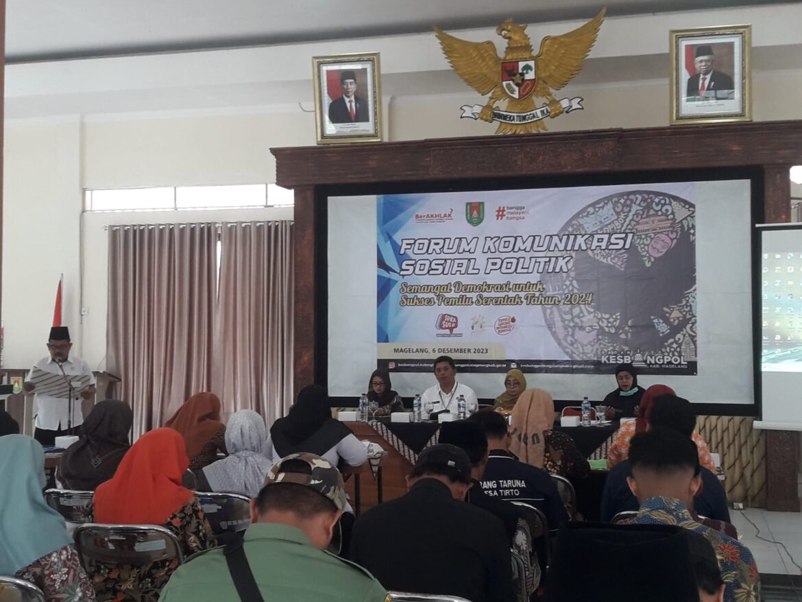 SOSIALISASI FORUM KOMUNIKASI SOSIAL POLITIK BADAN KESBANGPOL KAB MAGELANG