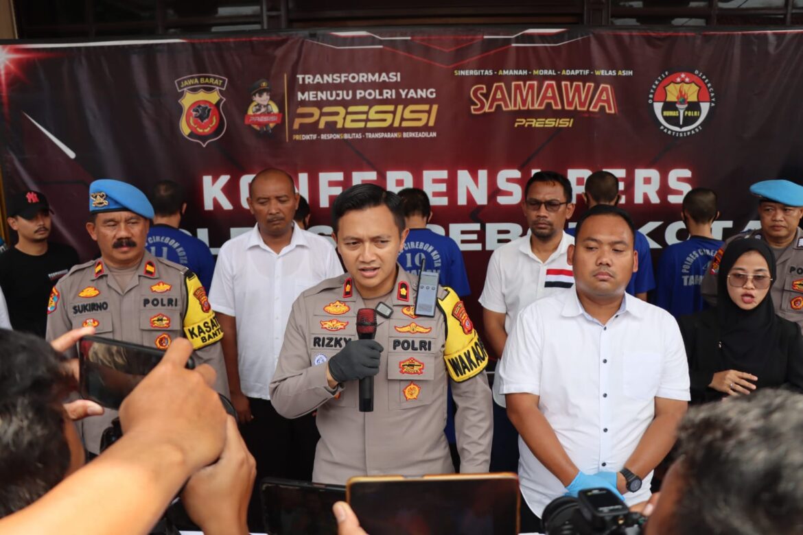Kawanan Pencuri di Perumahan GSP Berhasil Diringkus Sat Reskrim Polres Cirebon Kota, 2 Masuk DPO