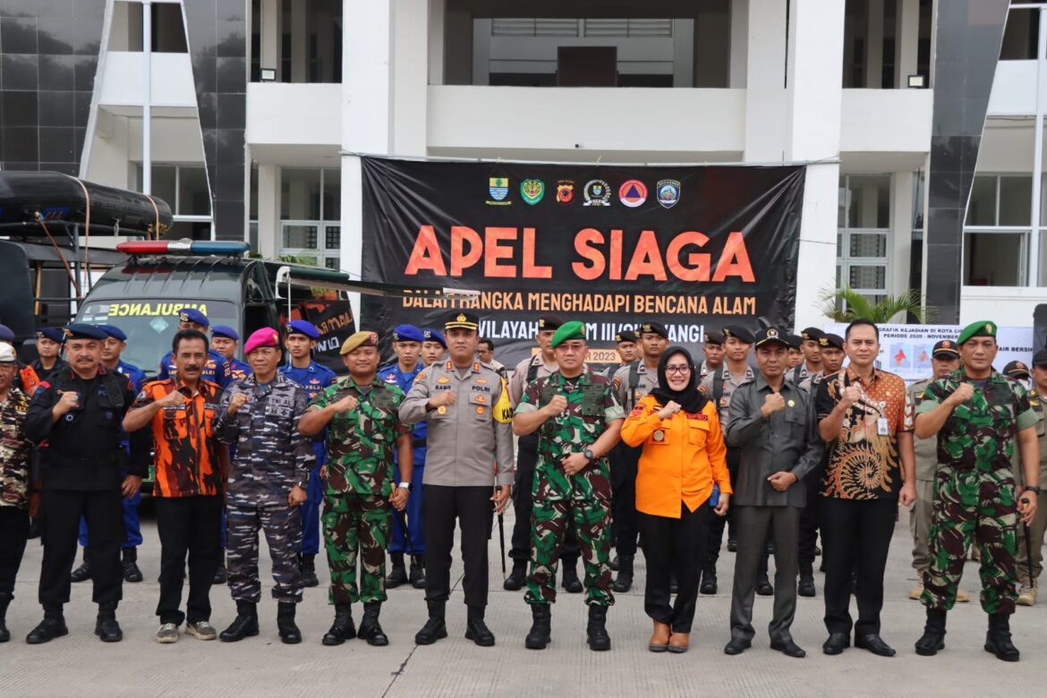 Kapolres Cirebon Kota Hadiri Apel Gelar Pasukan Penanggulangan Bencana
