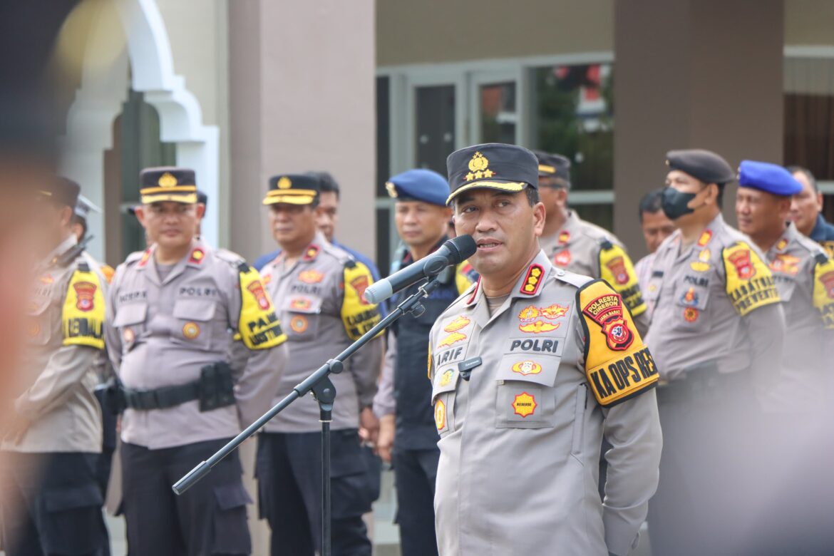 Polresta Cirebon Amankan Kampanye Capres Ganjar Pranowo di UMC