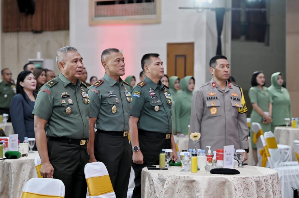 Wakapolda Jabar Hadiri Kegiatan Syukuran HUT Kodiklat TNI AD Ke 29 Tahun 2023