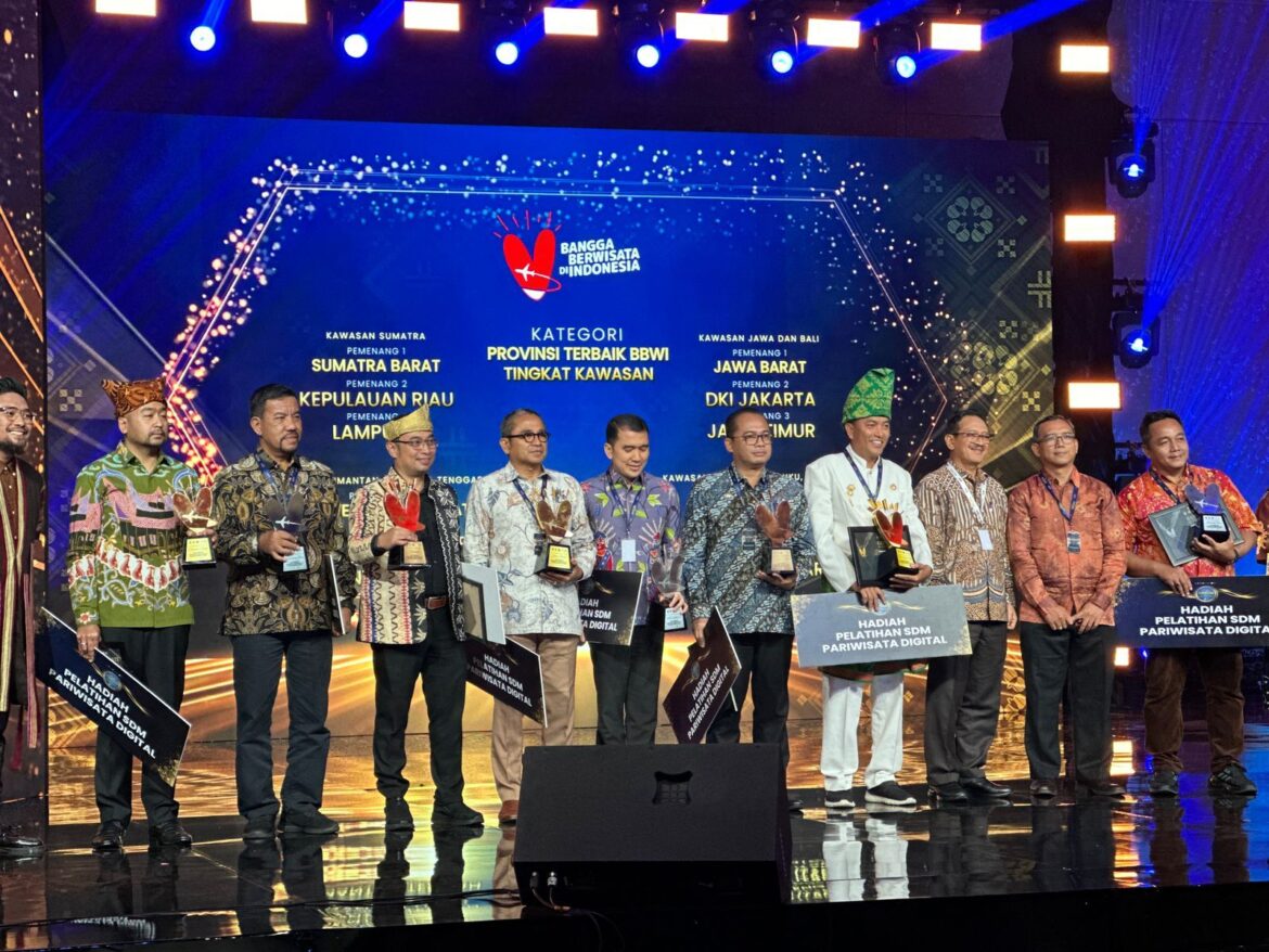 Jawa Barat Raih Penghargaan Anugerah Bangga Berwisata di Indonesia 2023