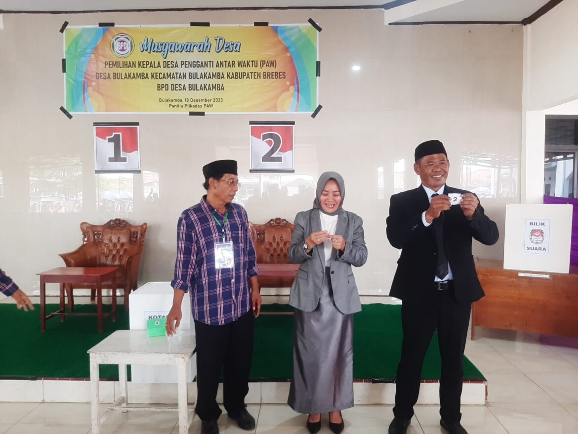 Desa Bulakamba Gelar Musdes Pilkades Pengganti Antar Waktu ( PAW ) 2023 