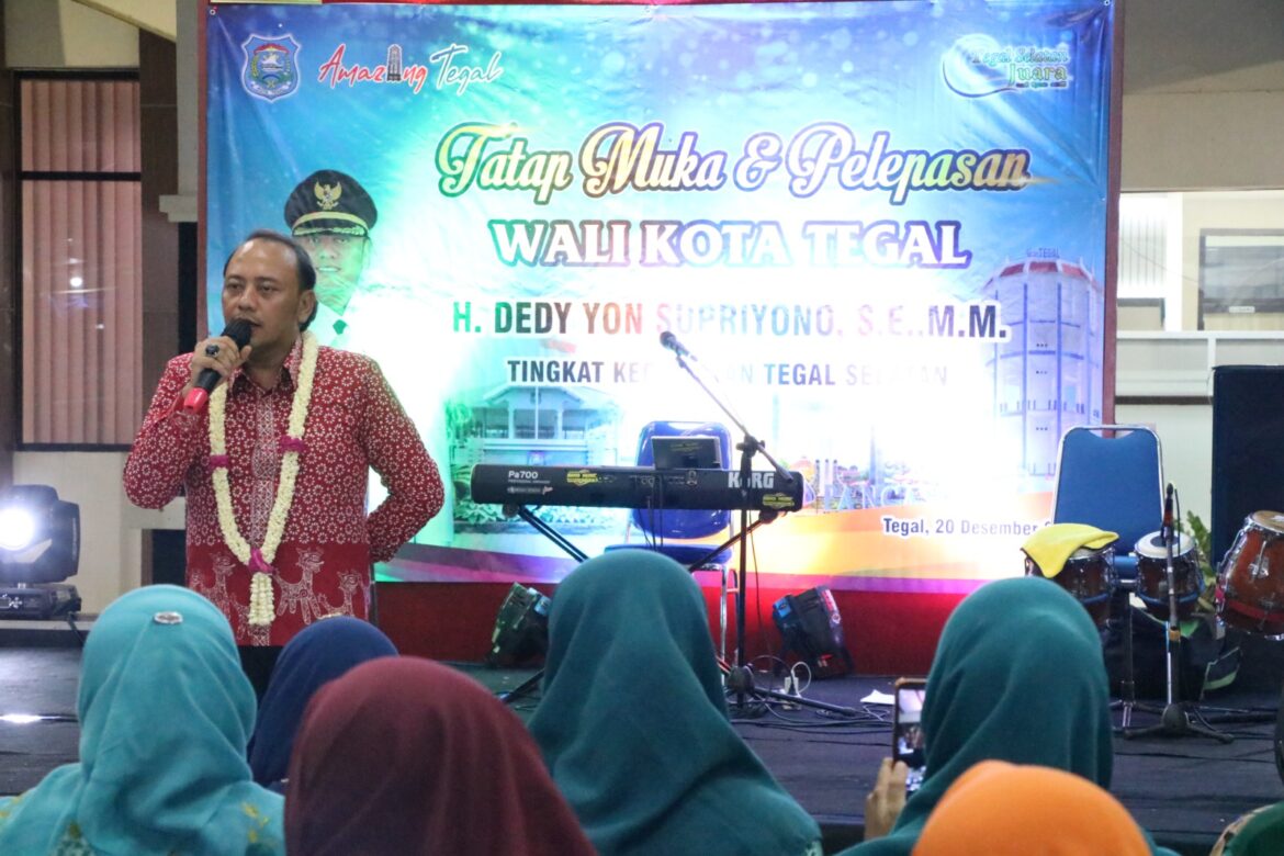 Dedy Yon Berpamitan Dengan Masyarakat Tegal Selatan