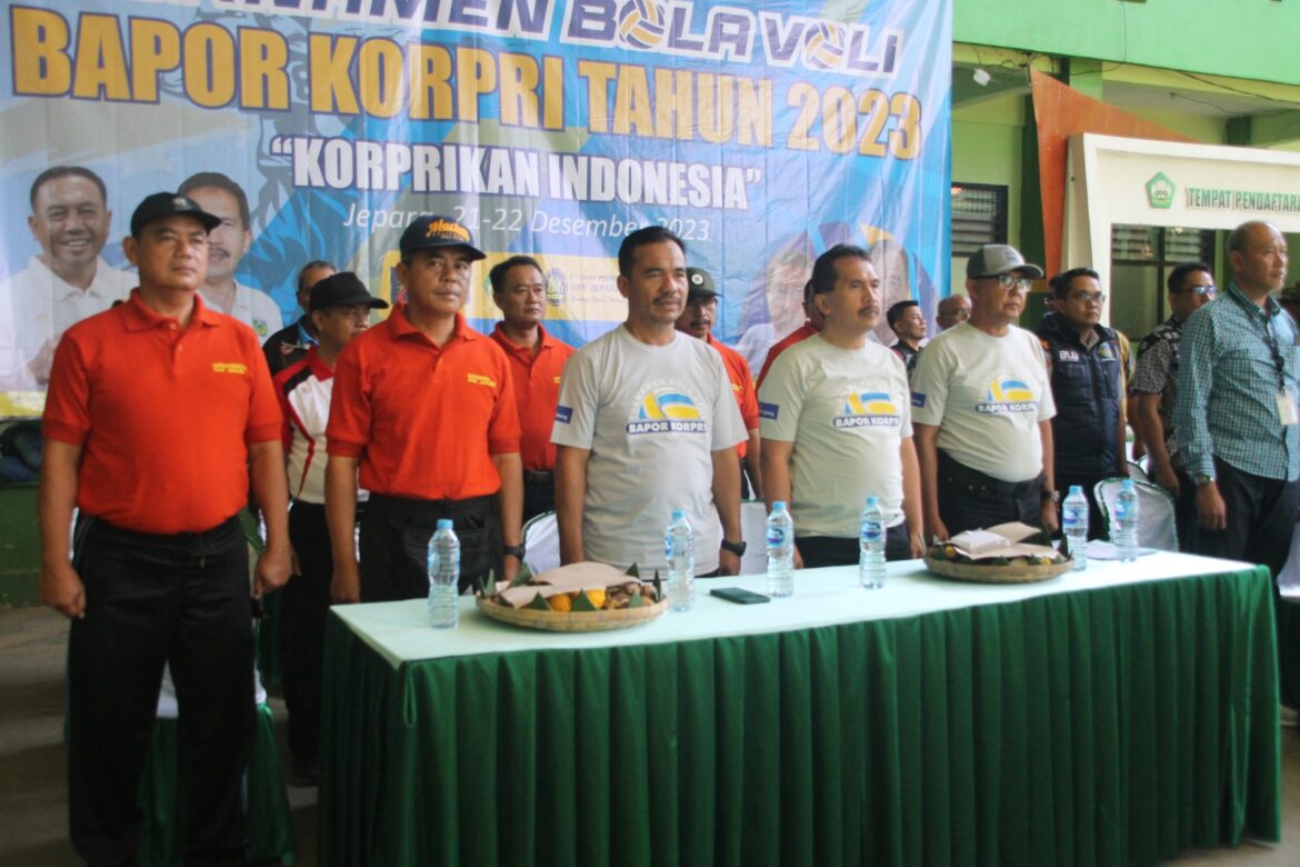 Bapor Korpri Gelar Turnamen Bola Voli Antar Kecamatan