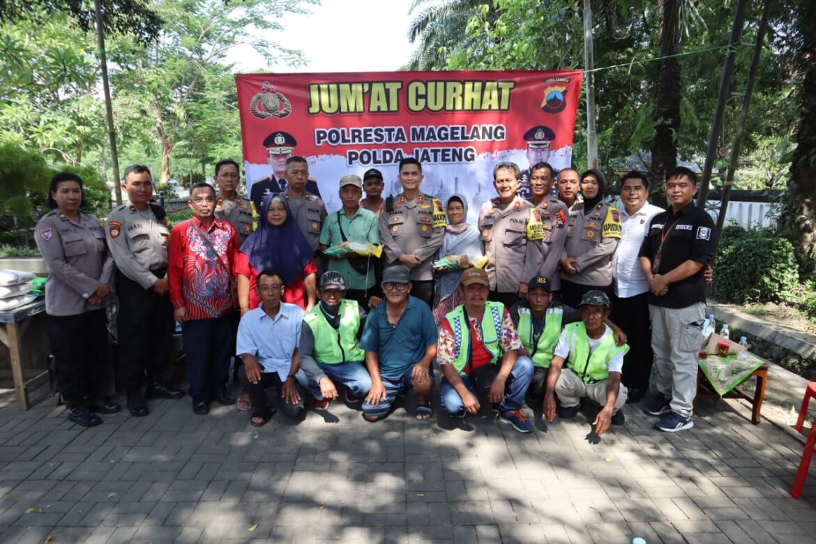Kegiatan Jumat Curhat Polresta Magelang Angkat Isu Kamtibmas dan Pemilu