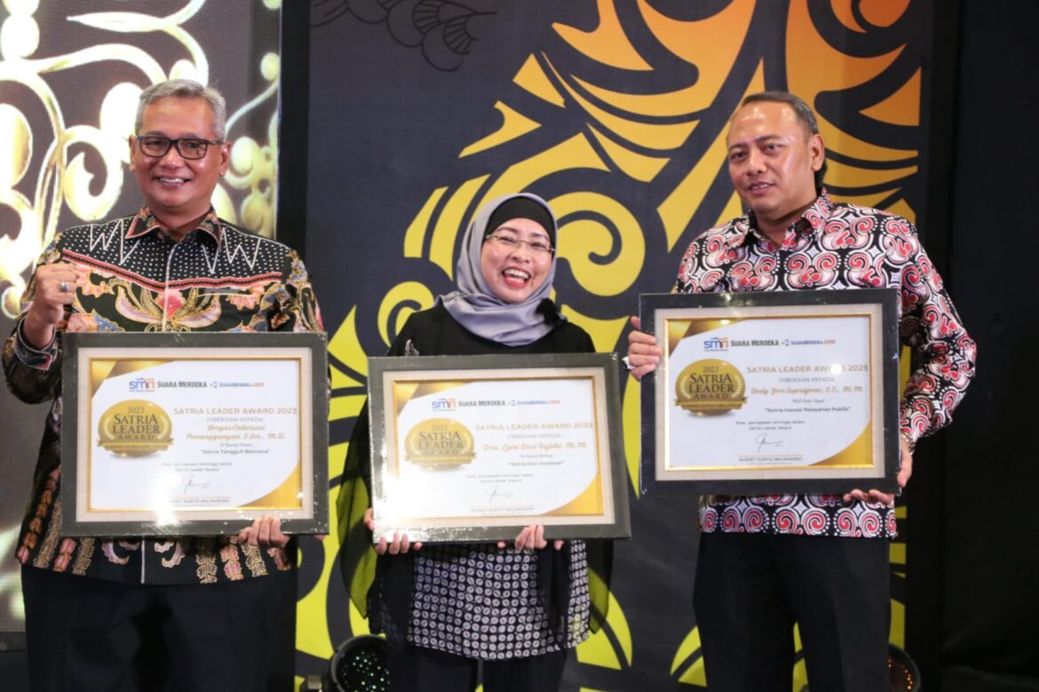 Wali Kota Tegal Raih Penghargaan Satria Leader Award 2023