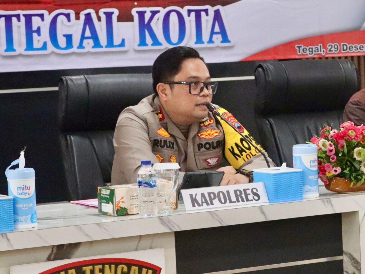 Jelang Pengamanan Malam Tahun Baru, Polres Tegal Kota Gelar Rakor Lintas Sektoral