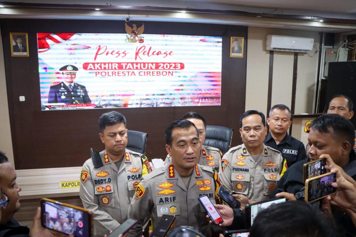 Pengungkapan Kasus Tindak Pidana di Wilayah Hukum Polresta Cirebon Meningkat Signifikan