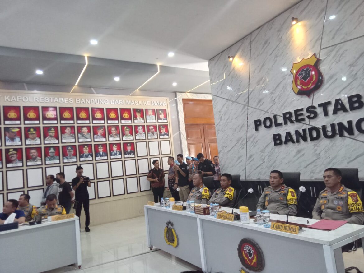 Rilis Akhir Tahun Polda Jabar Atas Kinerja Selama Tahun 2023.