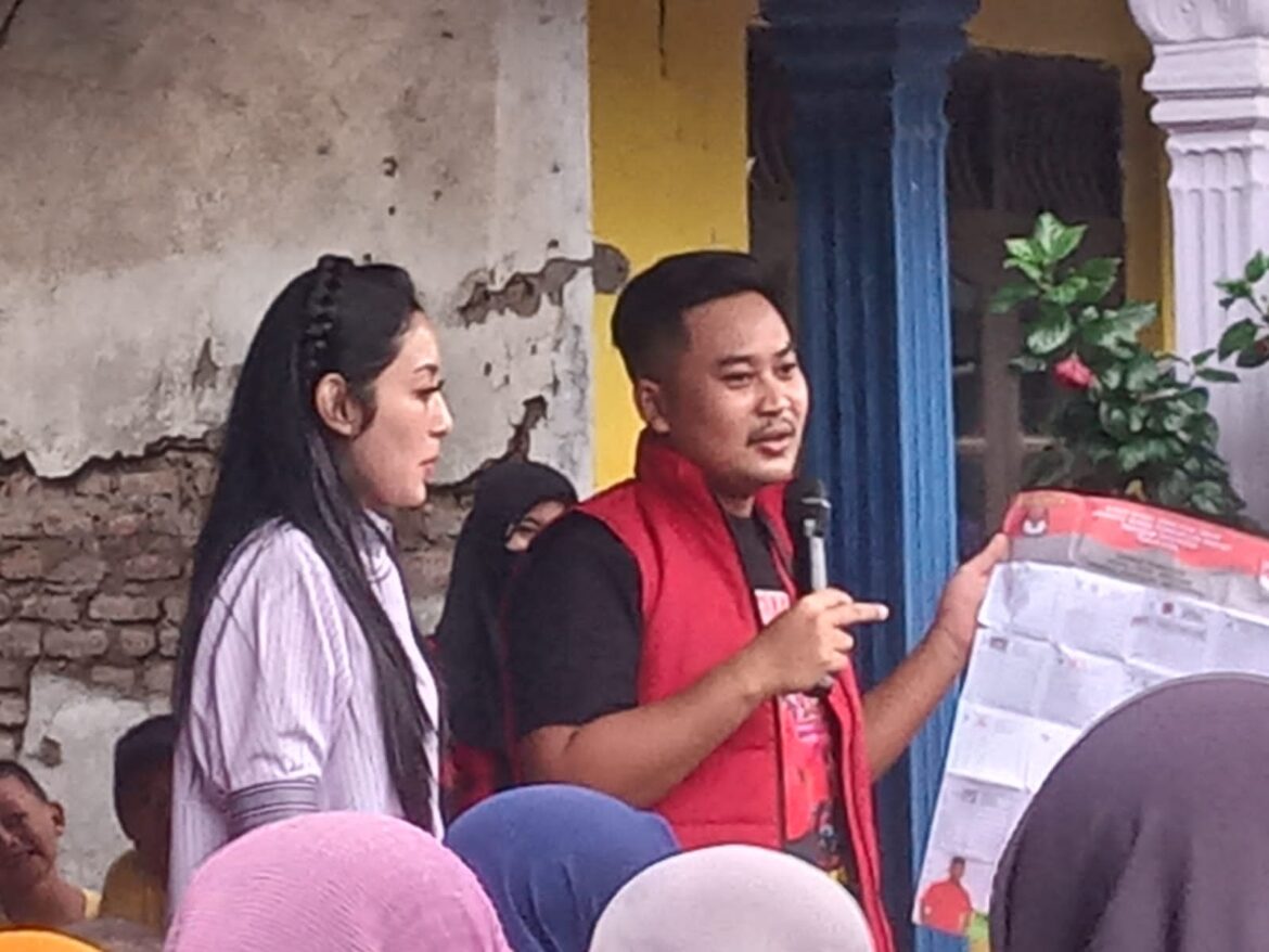 Politik Gembira ,Damai Dan Etika Berpolitik ,Disuarakan Caleg Kingking Dan Shintya 