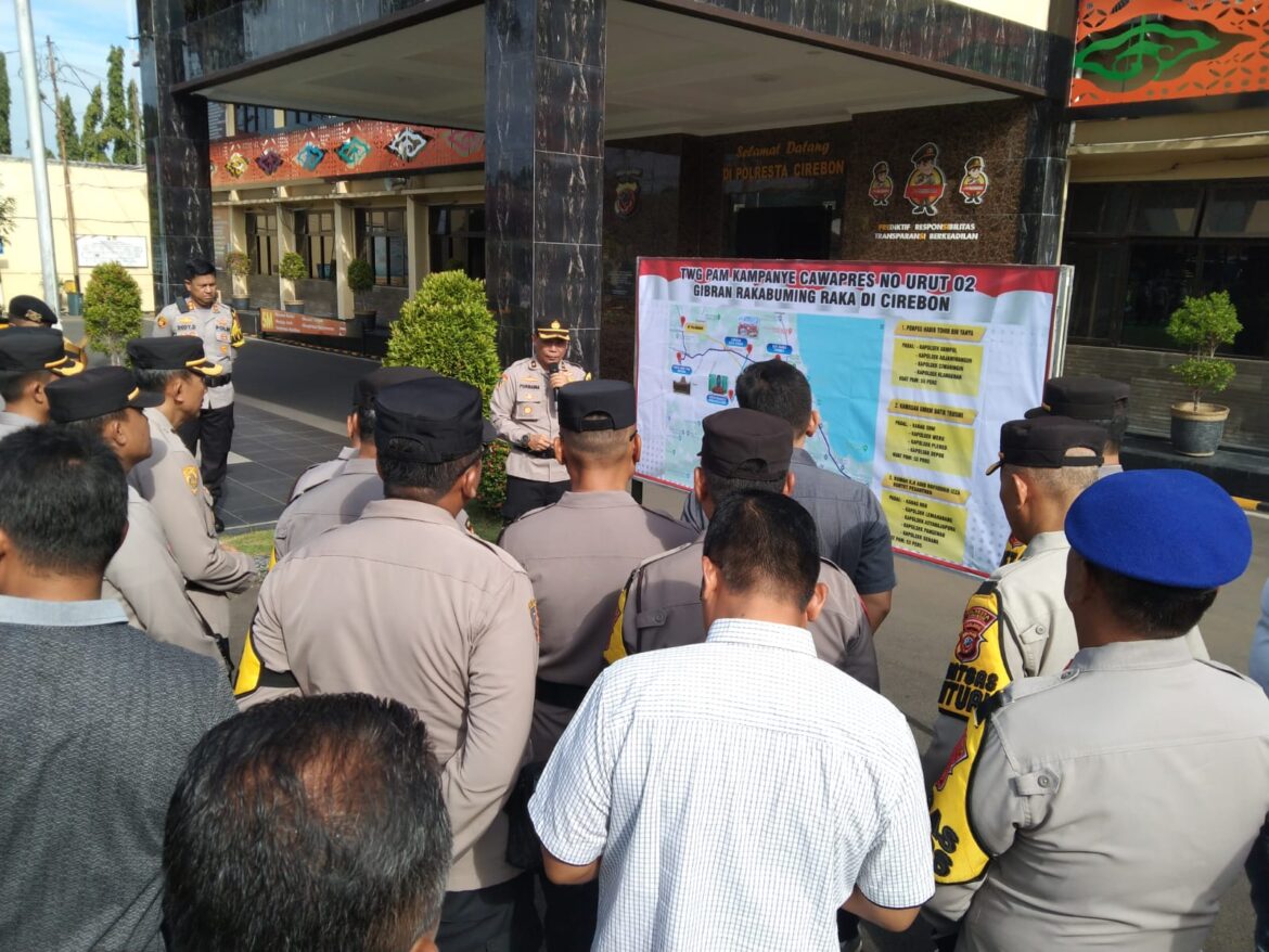 Polresta Cirebon Amankan Agenda Gibran Rakabuming Raka di Sejumlah Lokasi