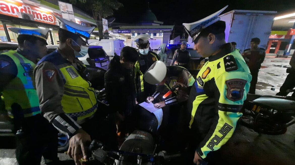 Cegah Tawuran dan Kriminalitas, Polresta Magelang Gelar Patroli Malam Minggu