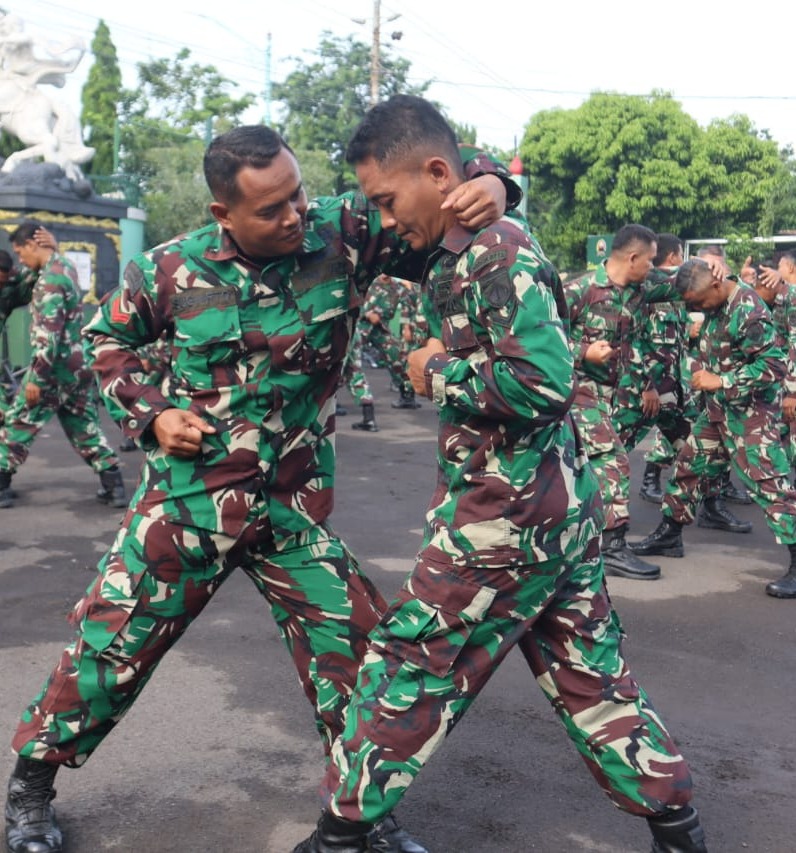 Menunjang Tupoksi, Kodim 0713 Brebes Latihan Bela Diri Taktis