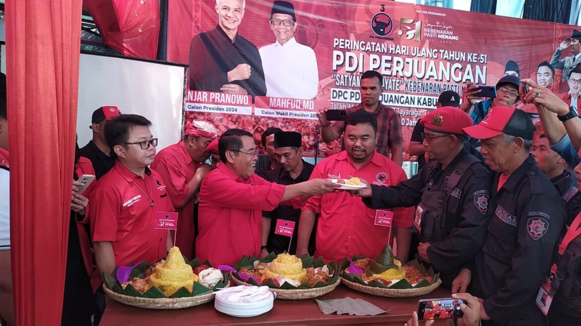 Peringati HUT ke-51 PDIP Perjuangan: Yudha Puja Turnawan menegaskan Ajak Kader Bersatu untuk Masyarakat