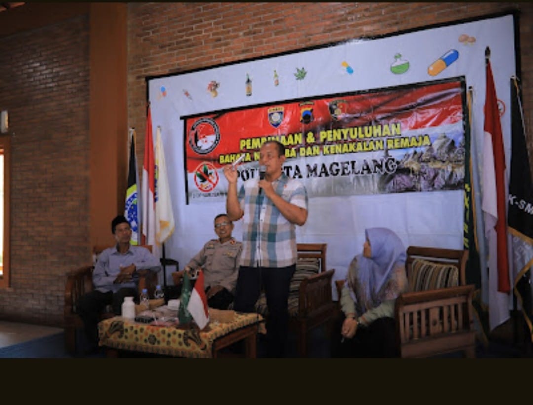 Pelajar SMK Syubbhanul Wathon Secang Terima Wawasan Bahaya Narkoba