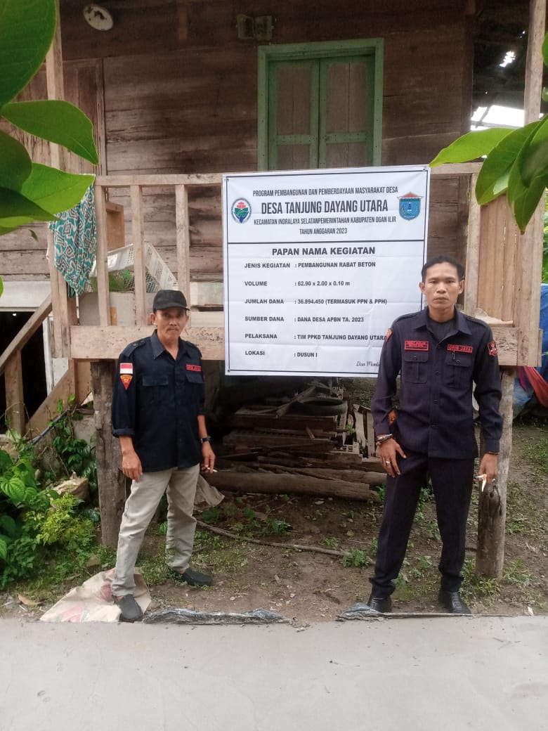 DPC GRIB Jaya Ogan Ilir Bersama Masyarakat Desa Tanjung Dayang Utara Menyatakan Bahwa Pembangunan Jalan Desa Itu Tak Ada Gratifikasi