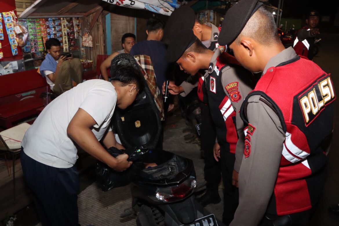 Intensifkan Patroli KRYD, Polresta Cirebon Amankan Miras Hingga Sepeda Motor