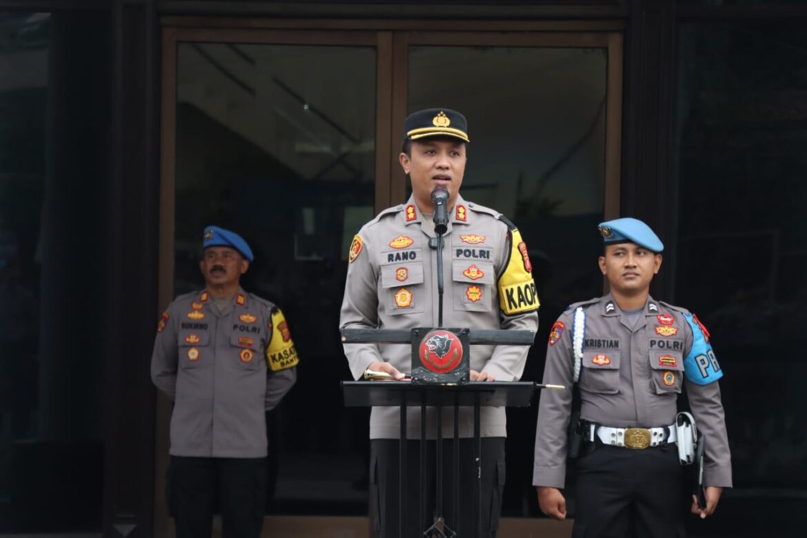 Kapolres Cirebon Kota Pimpin Apel Jam Pimpinan