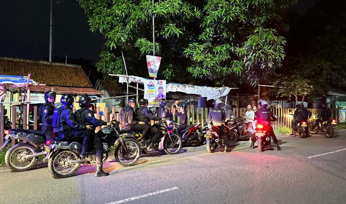 Cegah Kejahatan Jelang Pemilu, Polres Tegal Kota Gencarkan Patroli Dinihari