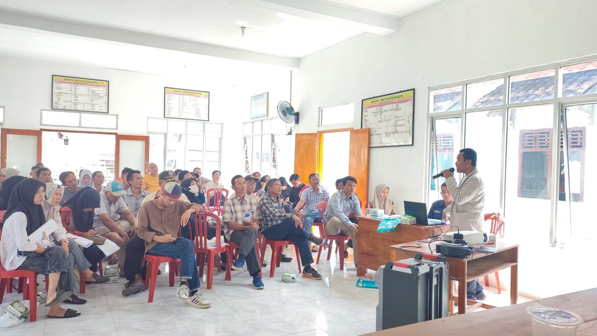 Bimbingan Teknis KPPS Pekon Sukamara Kec.. Bulok Tanggamus Telah Resmi Di Laksanaksn