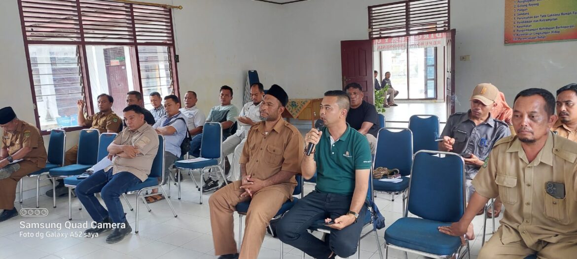 Kesepakatan Dan keputusan Bersama Perbaikan dan Perawatan Jalan Poros Ekonomi yang Melewati Perkebunan PT. Eka Dura Indonesiia.