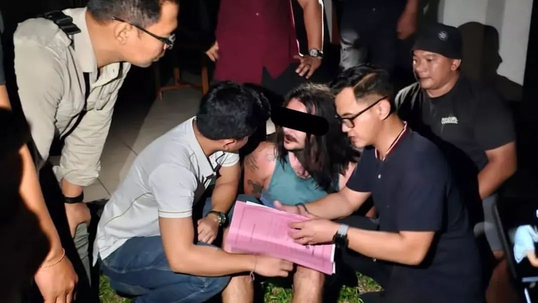 Polres Gianyar Berhasil Amankan WNA Pelaku Penganiayaan Satpam Villa di Kemenuh Sukawati
