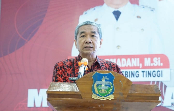 Buka Musrembang RKPD Kota Tebing Timggi Tahum 2025, PJ. Wali Kota Ajak Peserta Sampaikan Usulan Program Pembanggunan