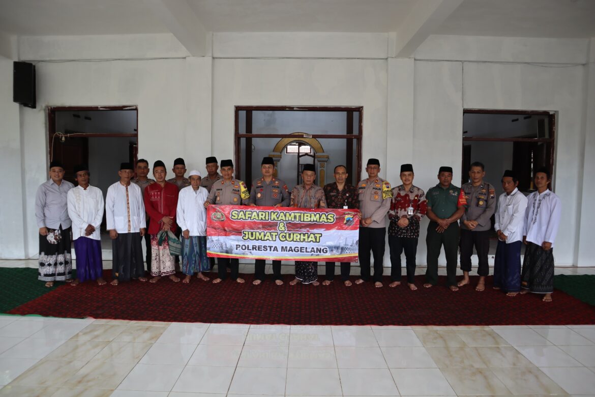 Kapolresta Magelang Budayakan Safari Kamtibmas dan Sumbang Masjid