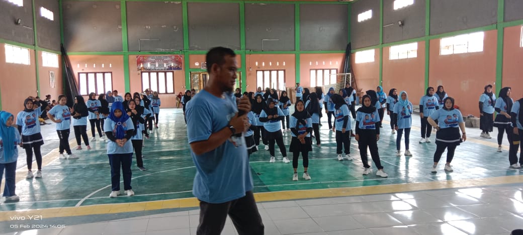 Memenangkan Prabowo Gibran Satu Putaran Tim Relawan Squad Gemoy Rokan Hulu Gerak full Menuju Dari Desa Ke Desa