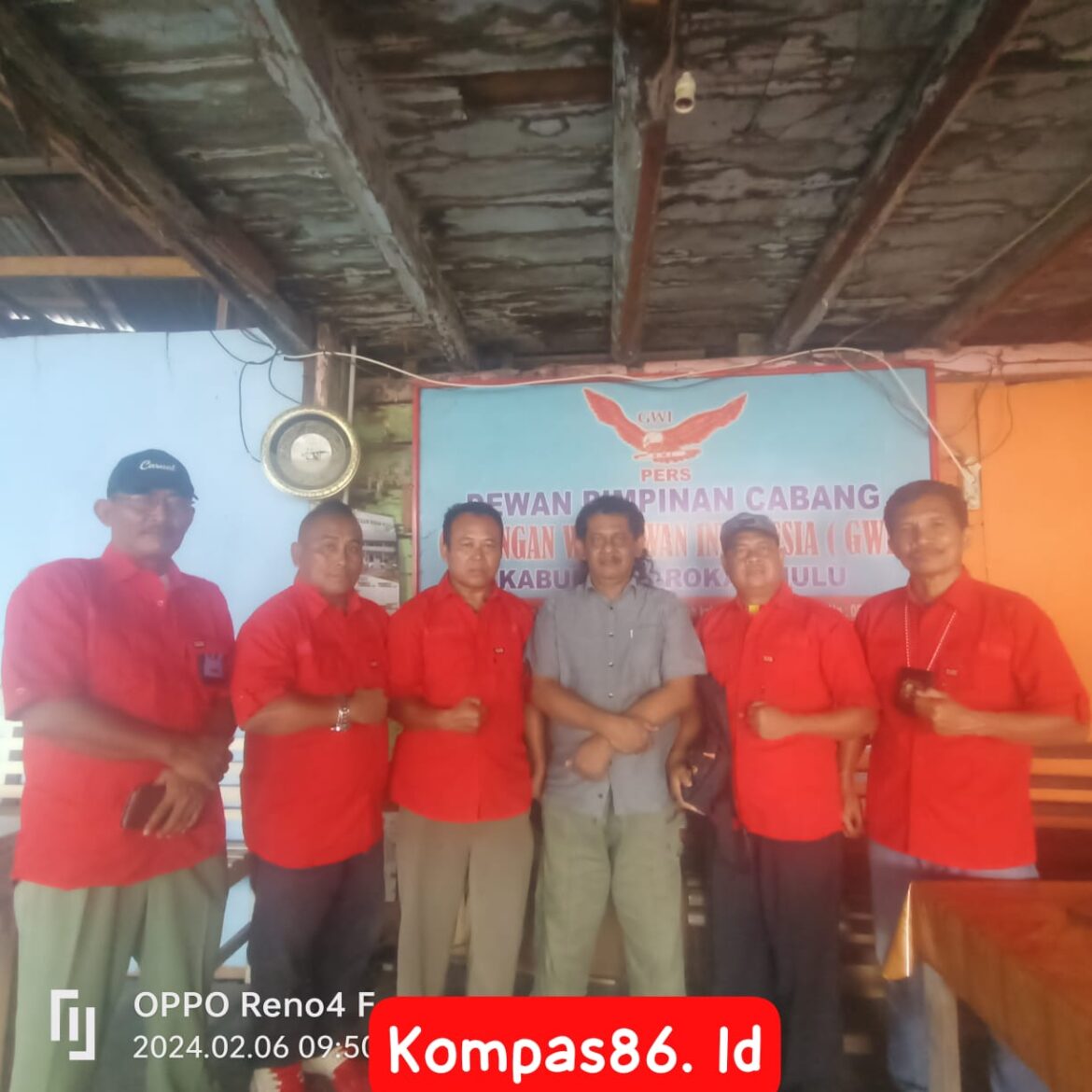 Menyambut Hari Pers Nasional tingkat kabupaten Rokan Hulu Ke 78 tahun 2024