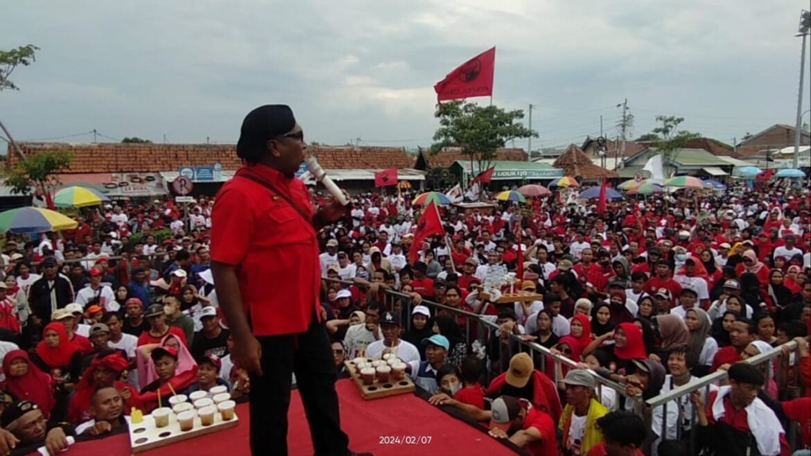 Merahkan Kota Tegal Kampanye Ganjar – Mahfud Dihadiri Para Pendukung 