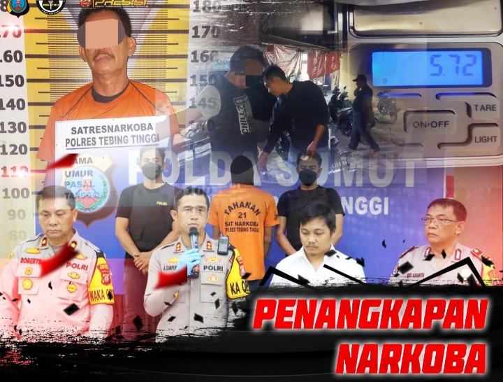 Simpan Ganja, Pria Paruh Baya Ditangkap Sat Narkoba Polres Tebing Tinggi Saat Minum Tuak